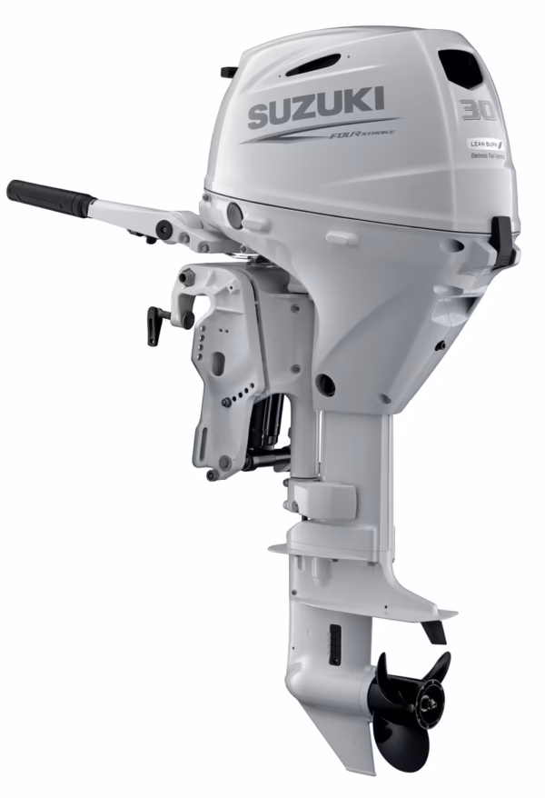 DF30ATHL_Tiller_White_Diagonal_2021_800x_jpg-600x878 Suzuki 30HP DF30ATHLW3 Outboard Motor
