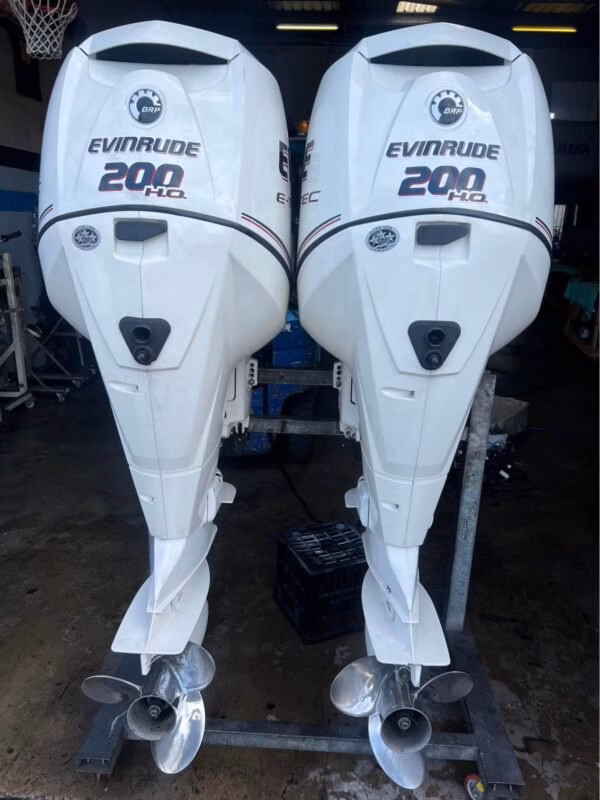evi-twin-200-600x800 Used Evinrude 200hp Twin Outboard Motor